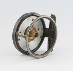 Hardy Perfect 3 1/2" wide drum fly reel - Harry & Elsie Darbee provenance!