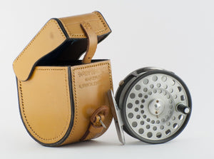Hardy LRH Lightweight fly reel with leather case