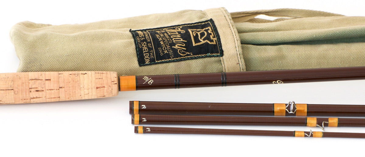 Hardy Bros. Fibalite "Smuggler" 8' 6wt Fiberglass Fly Rod - maker's signature inscription