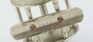 Horton Meek No. 3 Nickel Silver Baitcasting Reel