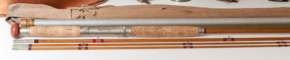 Leonard, HL - Salmon Bamboo Rod 13' 3/2 pre-fire 