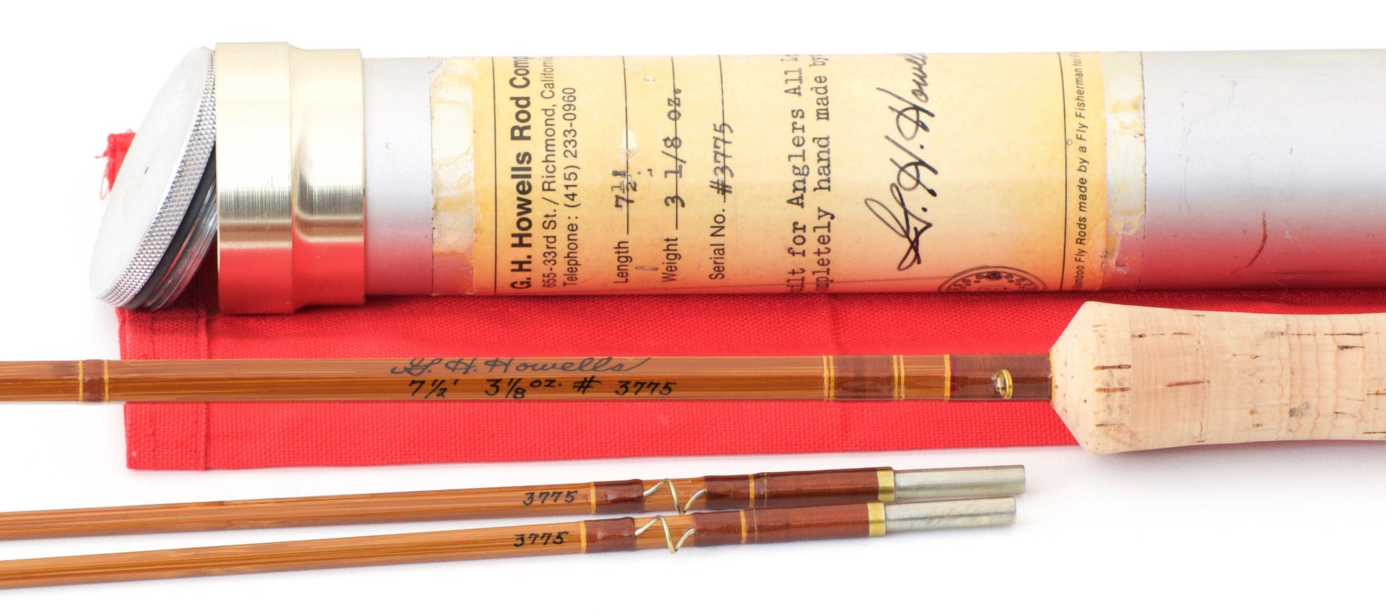 Howells, Gary -- 7'6 5wt Bamboo Rod 