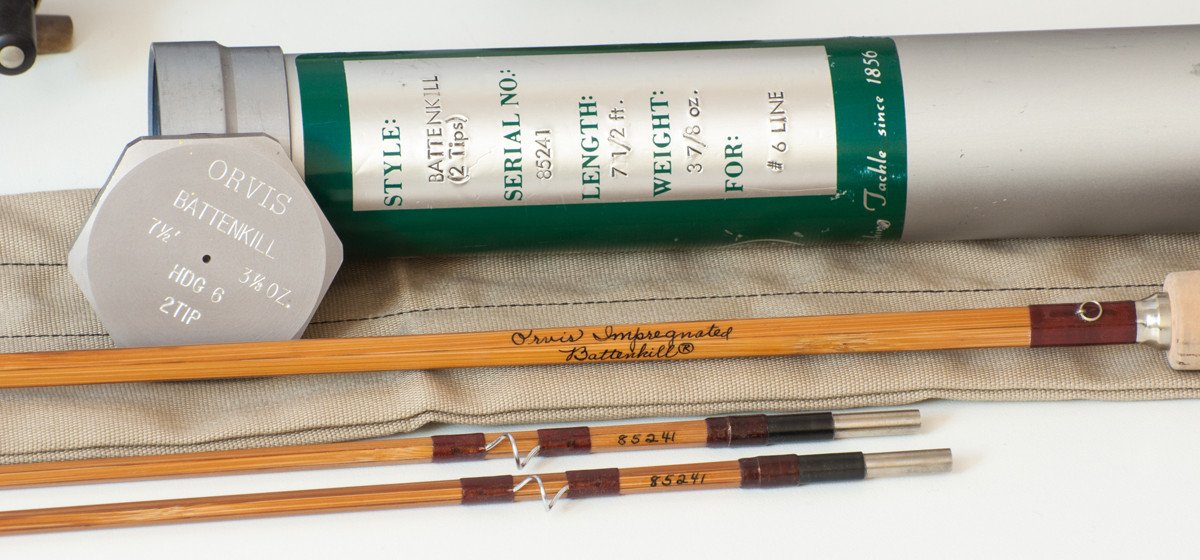 Orvis Battenkill 7'6 2/2 3 7/8 oz. Bamboo Rod