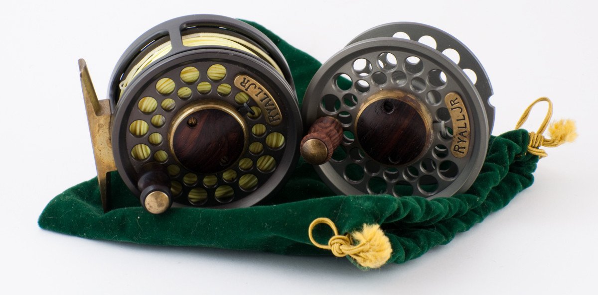 Ryall, J. - Ryall Jr. 2 1/2" fly reel with spare spool 