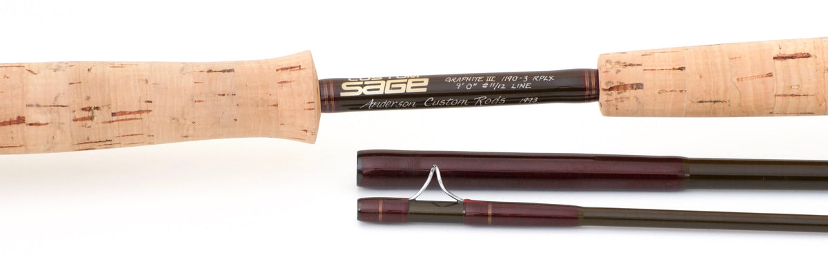 Anderson Custom Rods/Sage RPLX 9' 11/12wt Graphite Rod