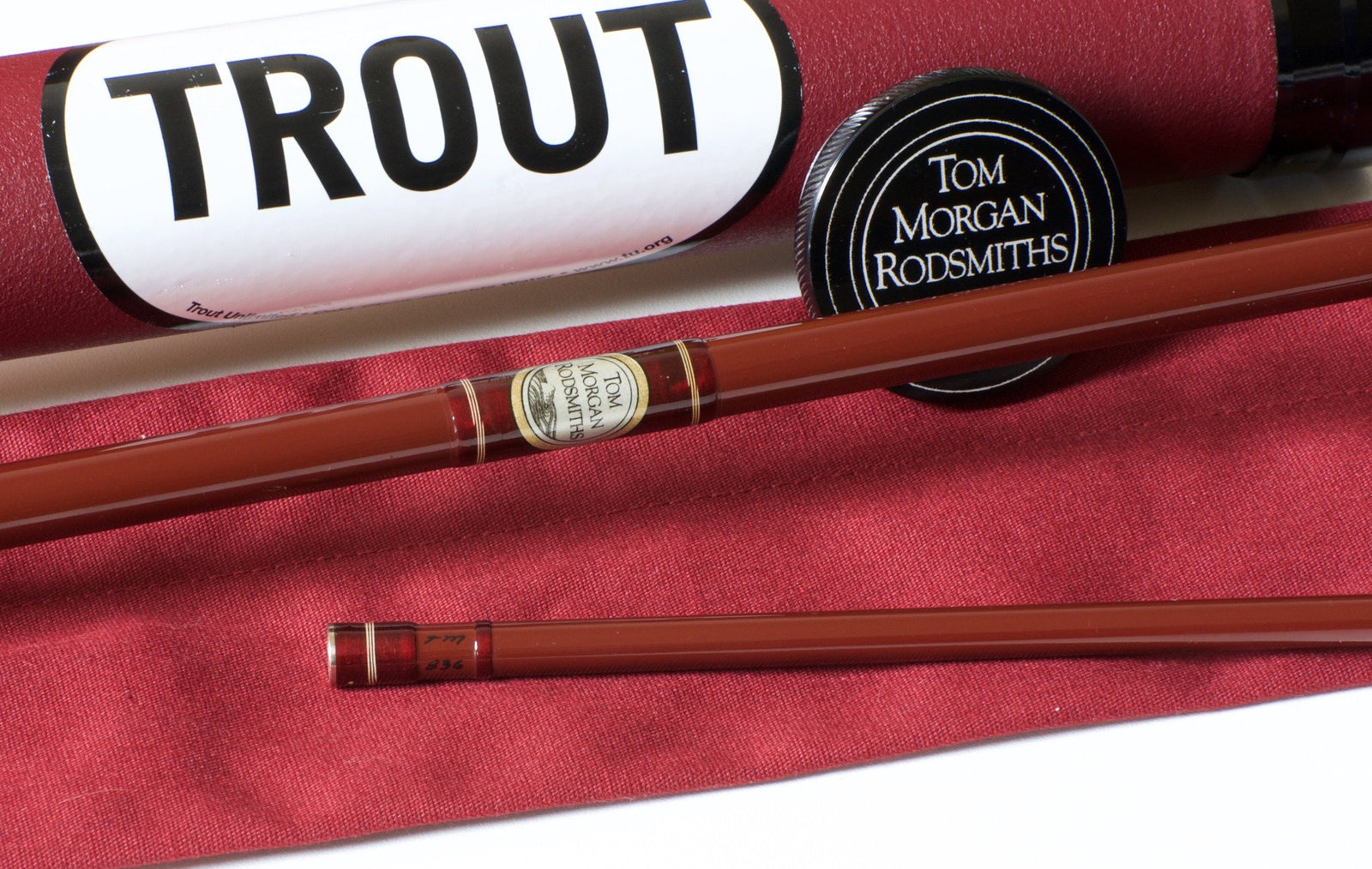 Tom Morgan Rodsmiths / Larry Kenney Fiberglass Fly Rod - 8'3 2pc 6wt 