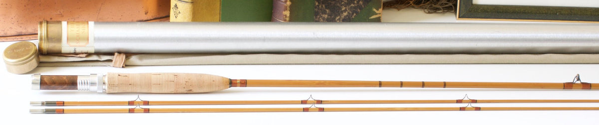 Jim Schaaf Dickerson Model 7613 Bamboo Fly Rod 7'6" 2/2 #4/5 - overall view