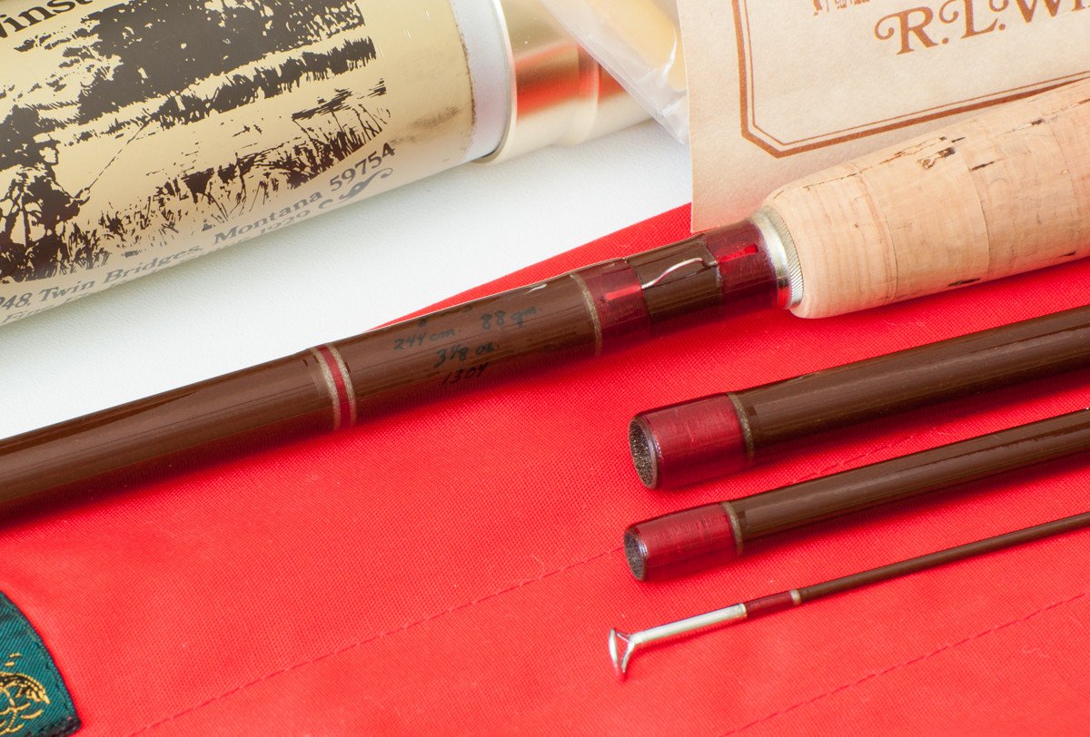 Winston, RL -- 8' 5wt 4pc Montana-era Fiberglass Rod