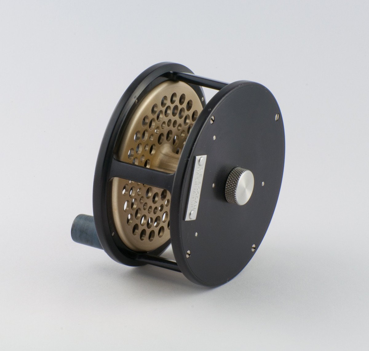 Bogdan Steelhead Fly Reel - Black/Gold LHW
