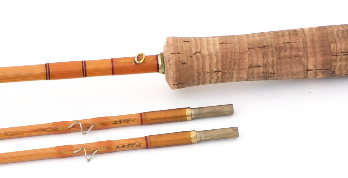 R.L. Winston Bamboo Rod 7' 2/2 #4 - full rod assembled view