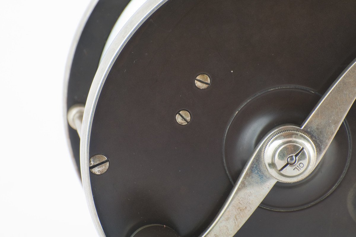 Edward Vom Hofe Model 423 Restigouche 6/0 Fly Reel with Leather Case - LHW