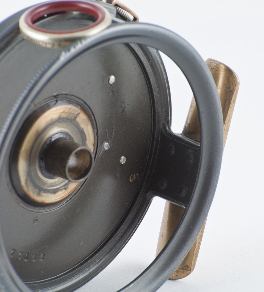 Hardy Perfect 3 3/8" 1912 fly reel - red agate 