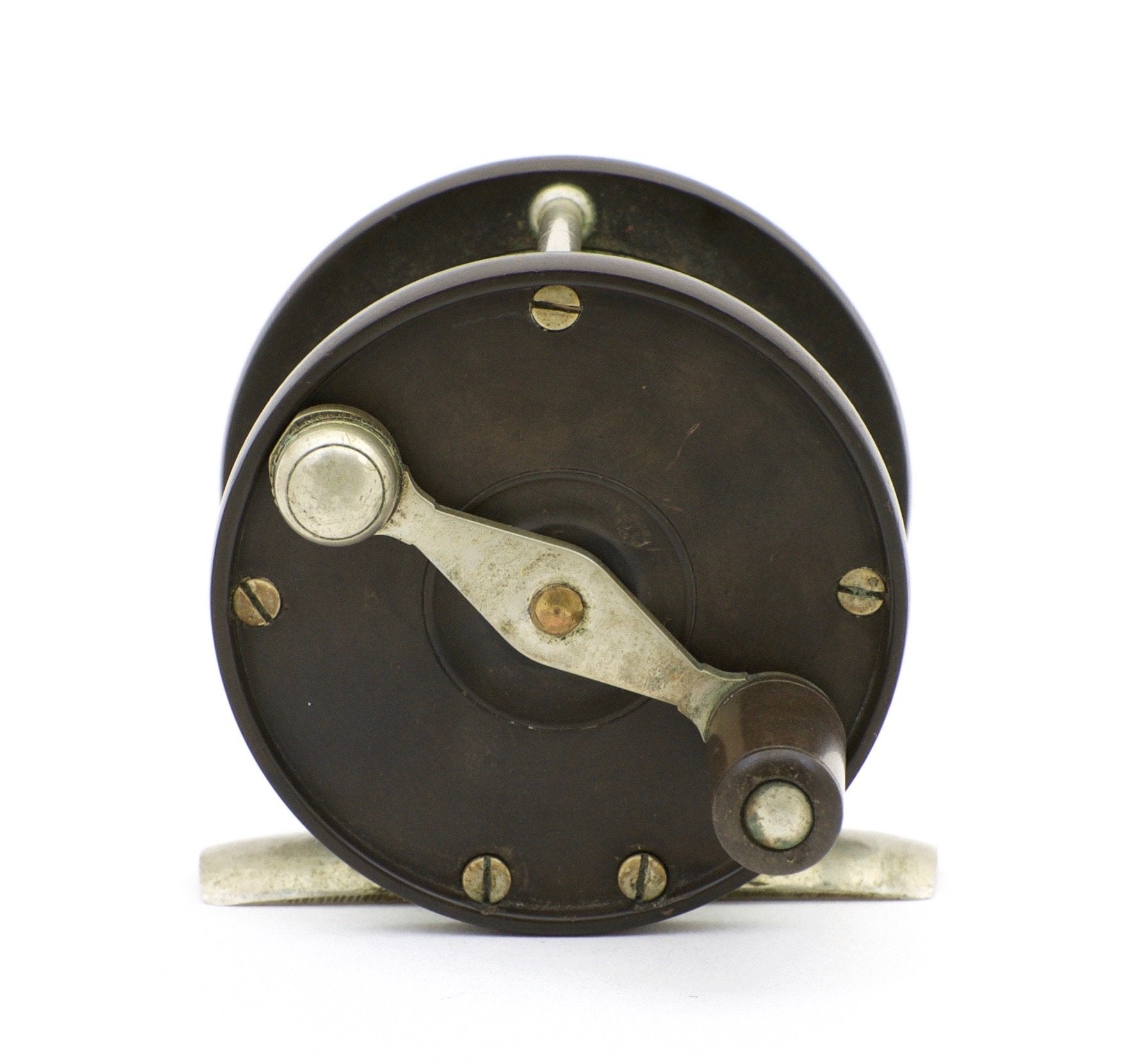 Julius Vom Hofe Ebonite Rimmed Fly Reel (Size 3 1/2)