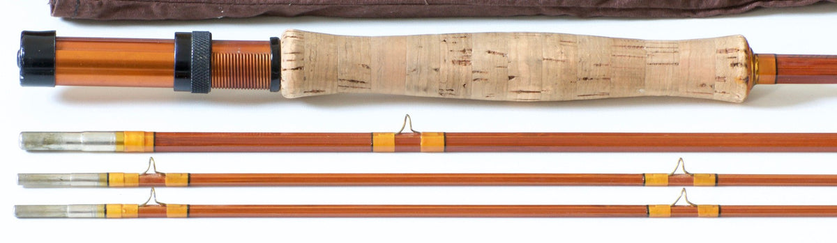 Phillipson Powr Pakt Bamboo Rod 8'6 3/2 6wt - maker signature and rod markings