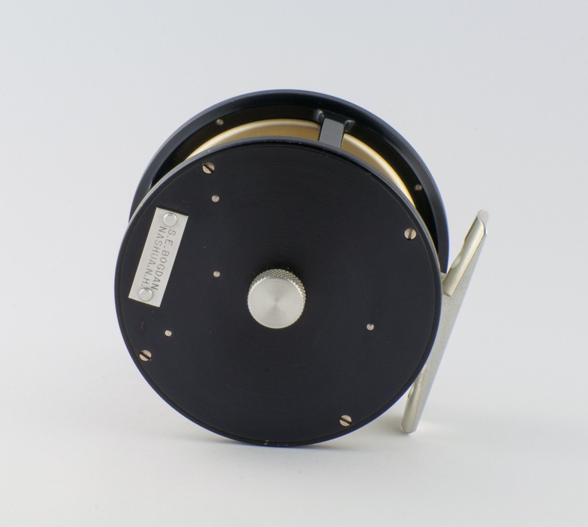 Bogdan Steelhead Fly Reel - Black/Gold LHW