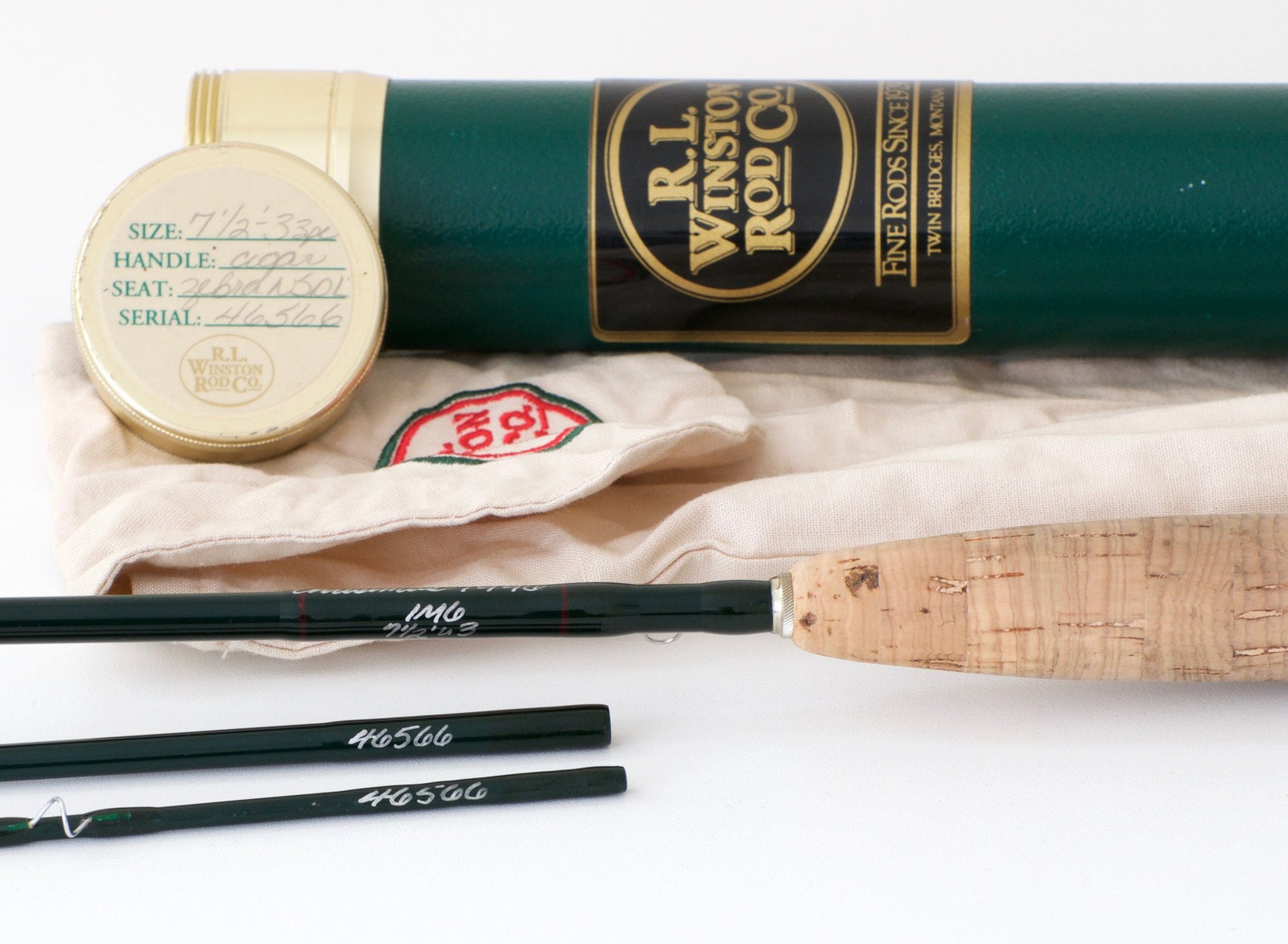 Winston IM6 Graphite Rod 7'6 3wt 3pc 