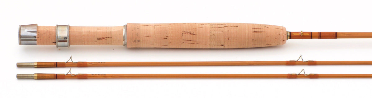R.L. Winston "Leetle Feller" Bamboo Rod 5'6" 2/2 #3 - maker signature and rod markings