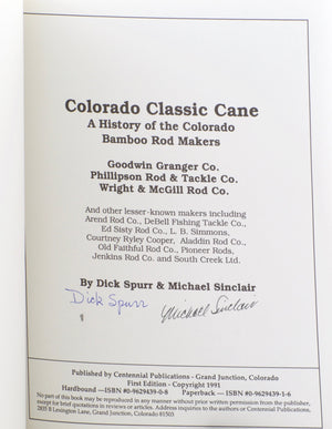 Spurr & Sinclair - Colorado Classic Cane 