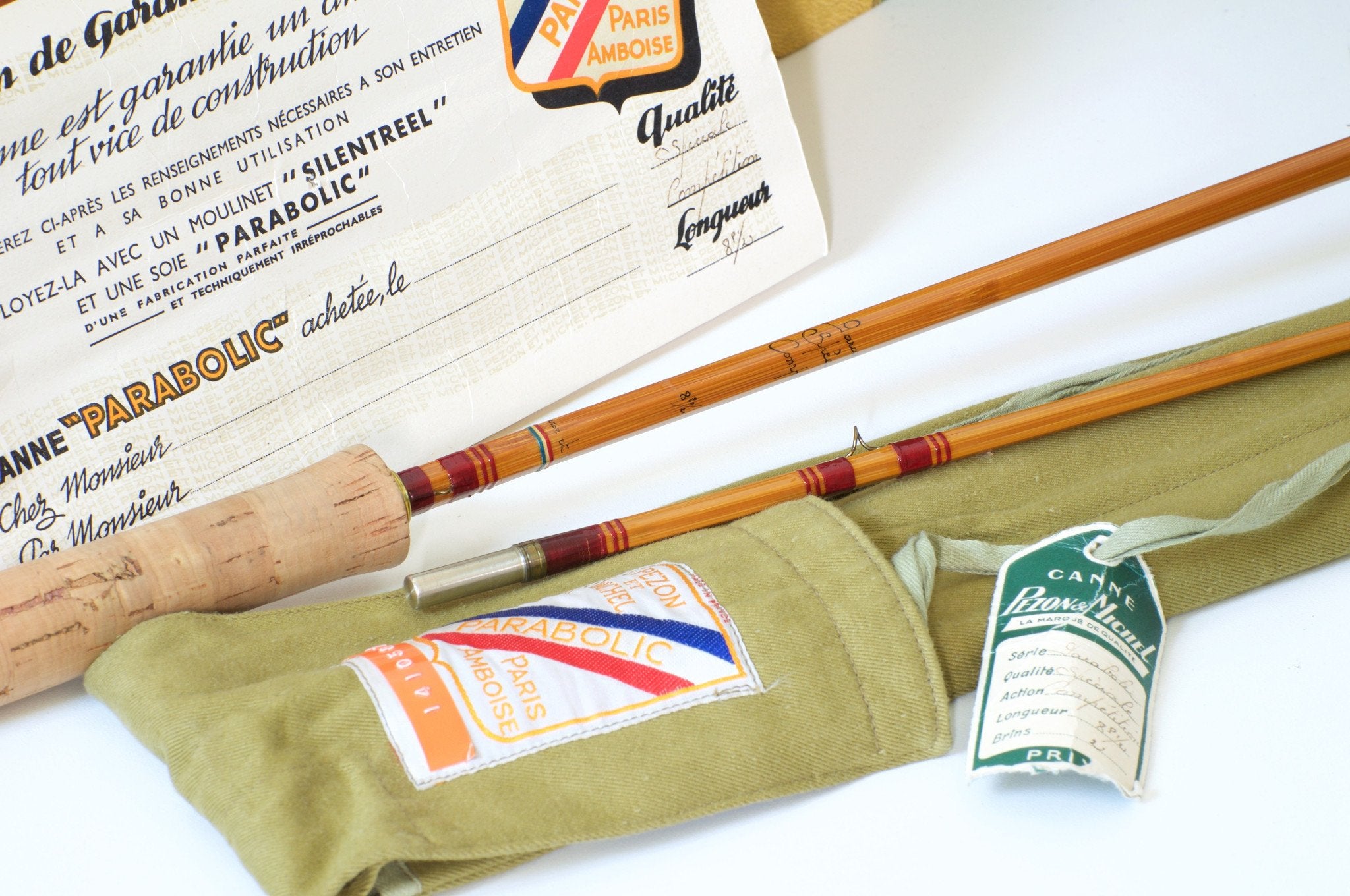Pezon et Michel - Parabolic Supreme Competition 8'1 2/2 5wt Bamboo Ro Pezon et Michel - Parabolic Supreme Competition 8'1 2/2 5wt Bamboo Ro