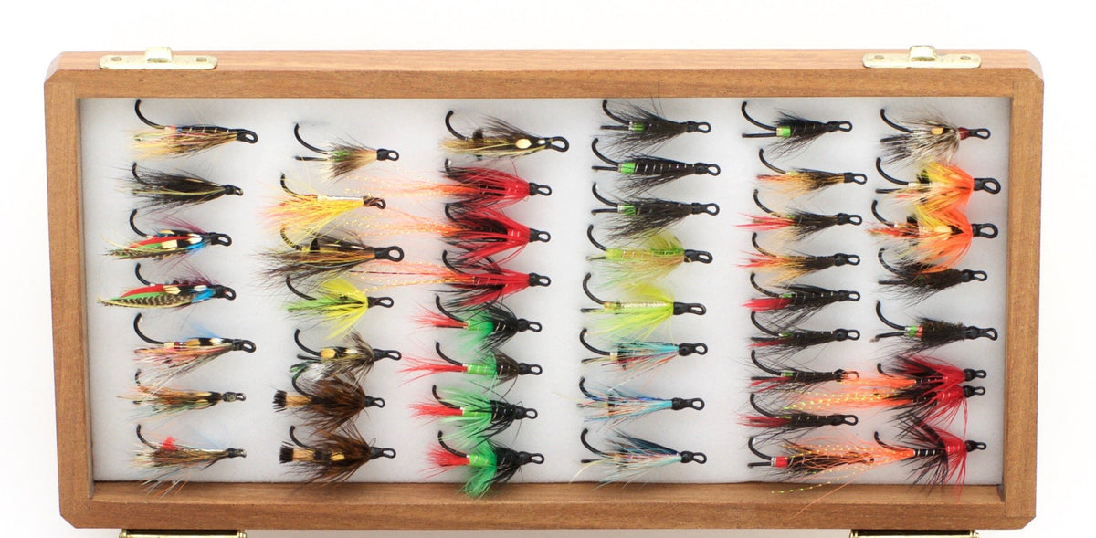 Wheatley Presentation Box w/ Salmon Flies 
