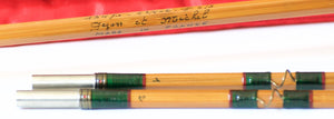 Pezon et Michel Super Parabolic PPP, "Bretonvilliers" Type Dubos Bamboo Rod 7'6 4-5wt 
