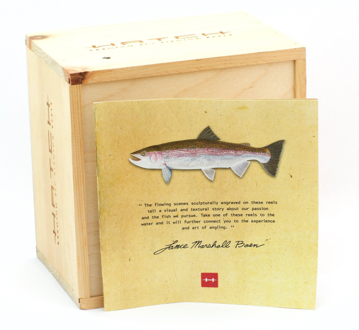 Hatch Custom Fly Reel - Lance Boen 5 Plus "Trout Compass" Limited Edition 