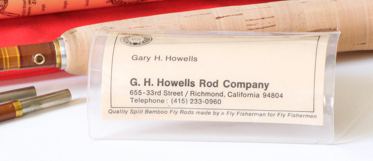 Howells, Gary -- 8'6 5wt 2/2 Bamboo Rod