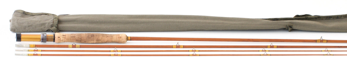 Phillipson Powr Pakt Bamboo Rod 8'6 5-6wt - full rod assembled view