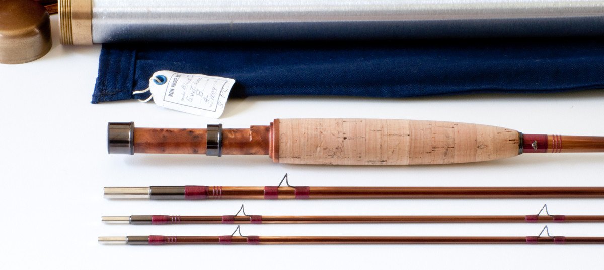 Kusse, Ron - "Black Troll" 8' 3/2 5wt bamboo rod 