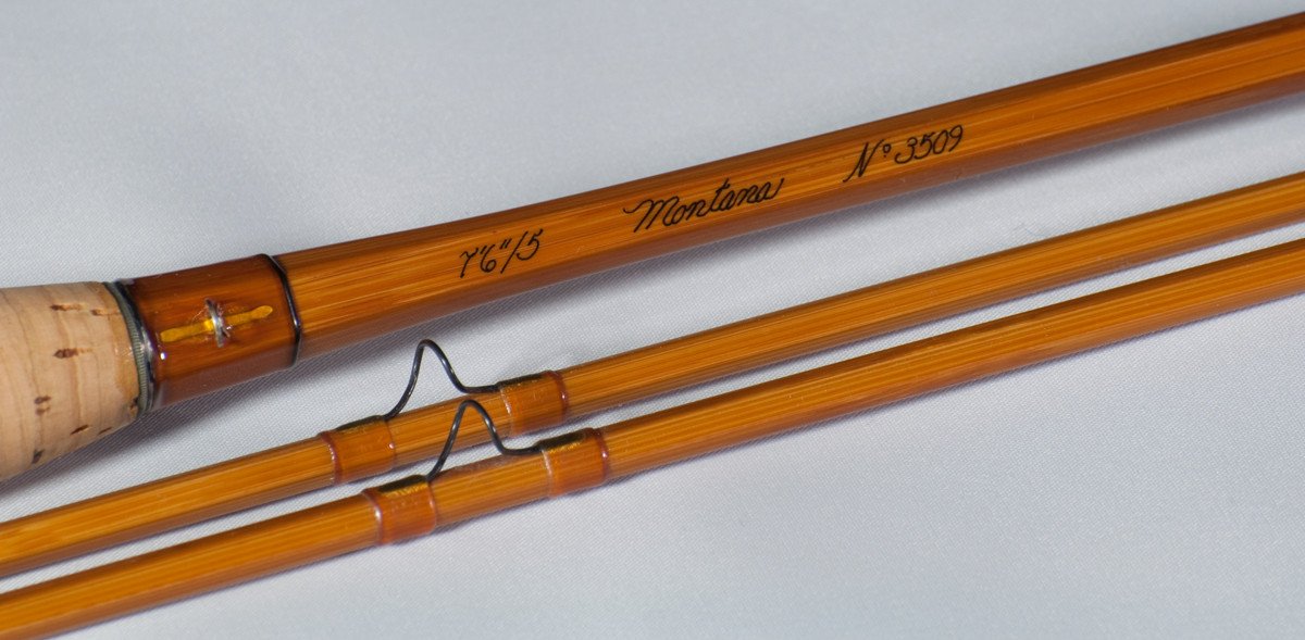 cane fly fishing rods for sale Gallatin Bamboo Rod 7'6
