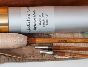 Jenkins Rod Co. Model GA80 Bamboo Rod - 8' 2/2 4-5wt