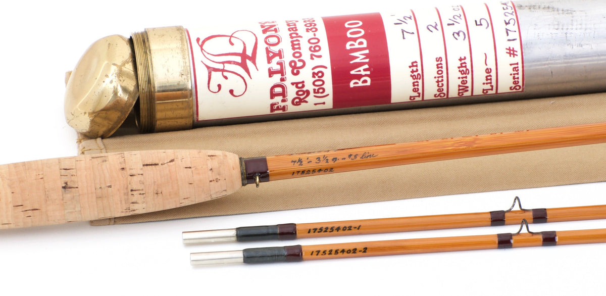 Lyons, Dwight -- 7'6 2/2 5wt Bamboo Rod