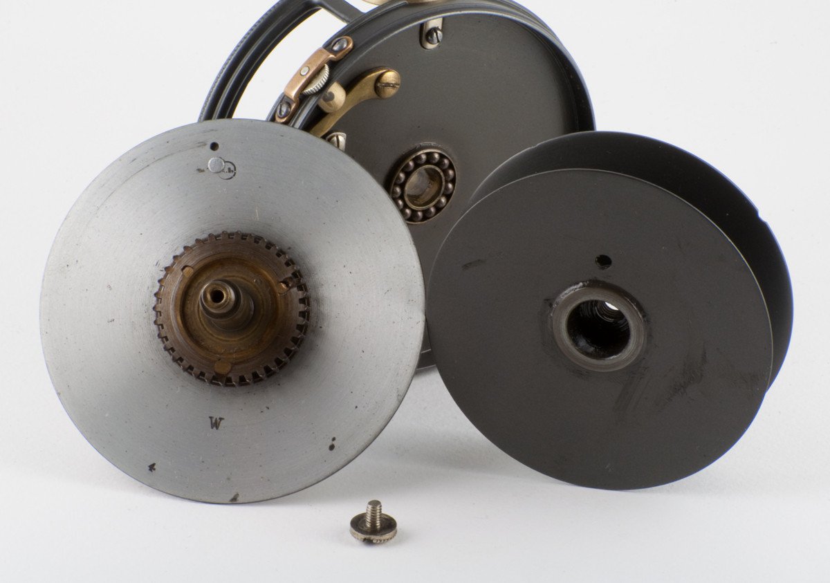 Hardy Perfect 3 3/8" 1912 fly reel - red agate 