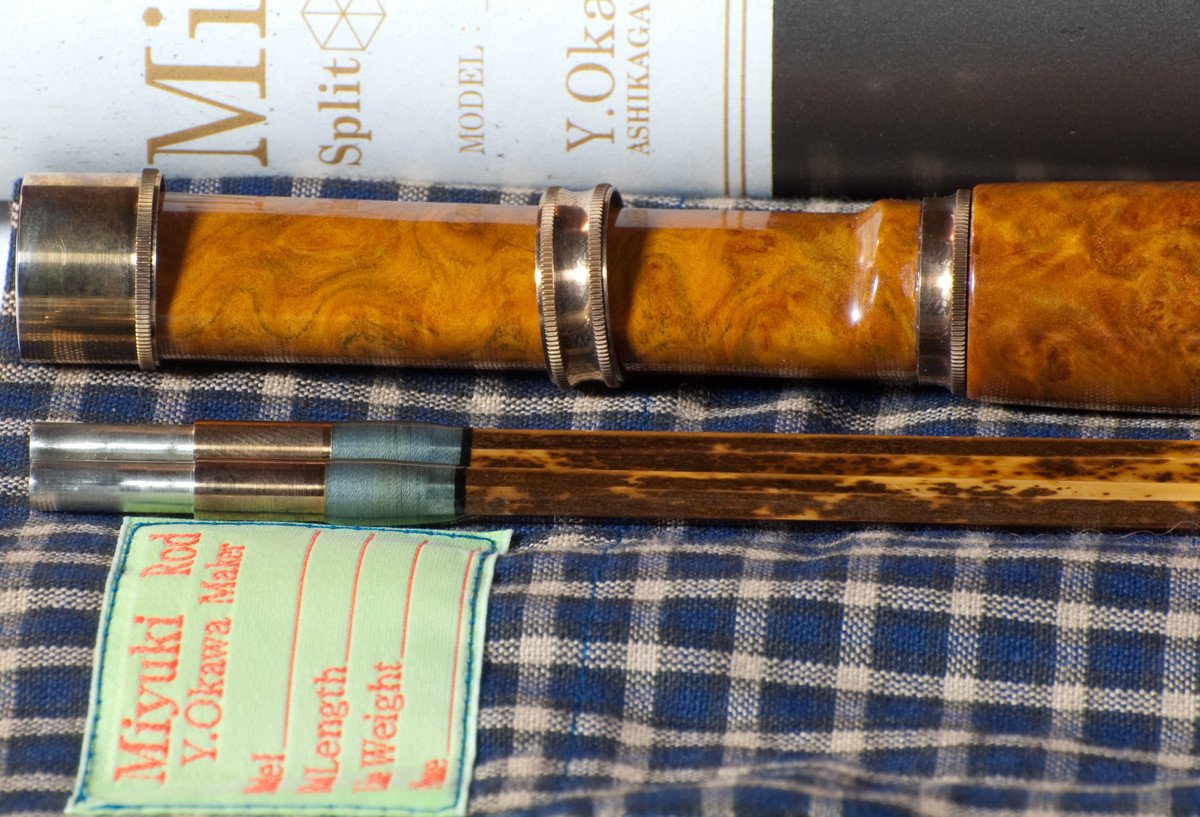 Miyuki Bamboo Rod 7'3 2/2 3wt -- Torafu Bamboo