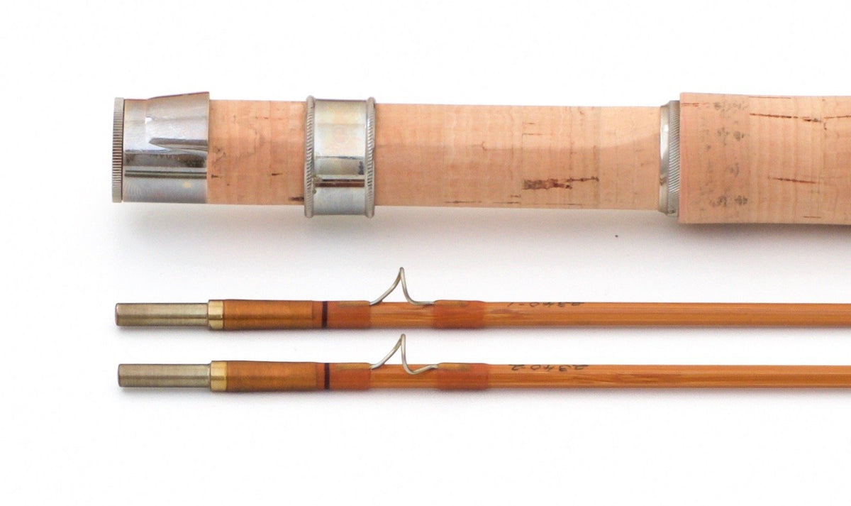 R.L. Winston "Leetle Feller" Bamboo Rod 5'6" 2/2 #3 - rod sections with wraps