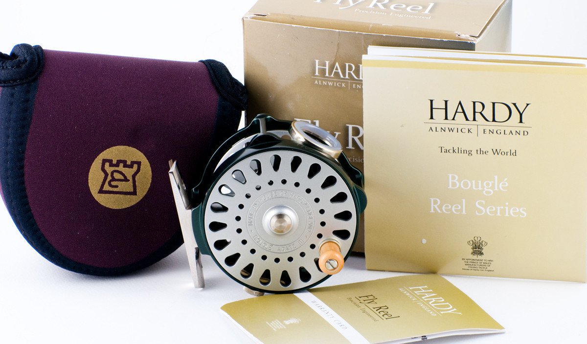 Hardy Bougle Agate Lightweight III Fly Reel - mint