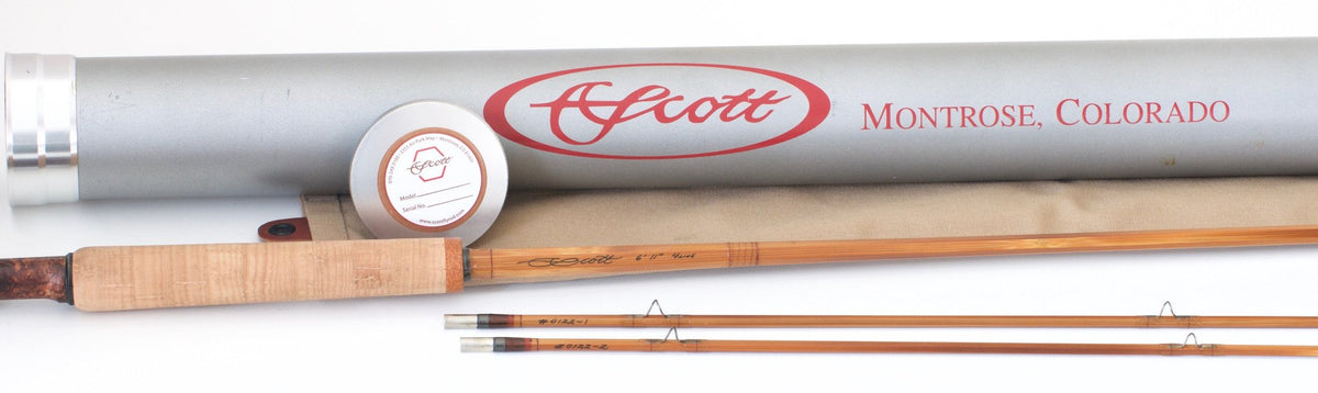 Ramanauskas, Bernard - Scott Rod Co. Bamboo Rod 6'11 4wt - handle grip and reel seat detail