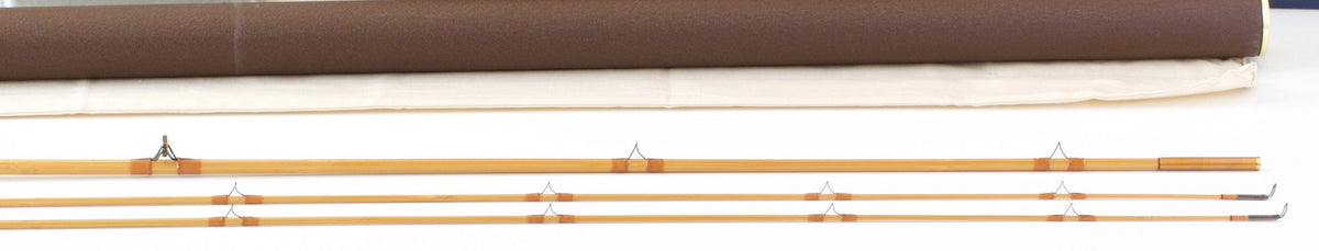 R.L. Winston Bamboo Rod 8'6" 2/2 #7 - maker signature and rod markings