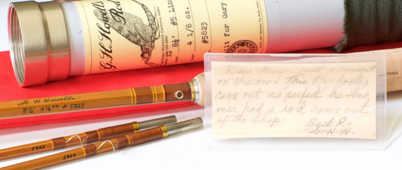 Howells, Gary -- 8'6 5wt 2/2 Bamboo Rod