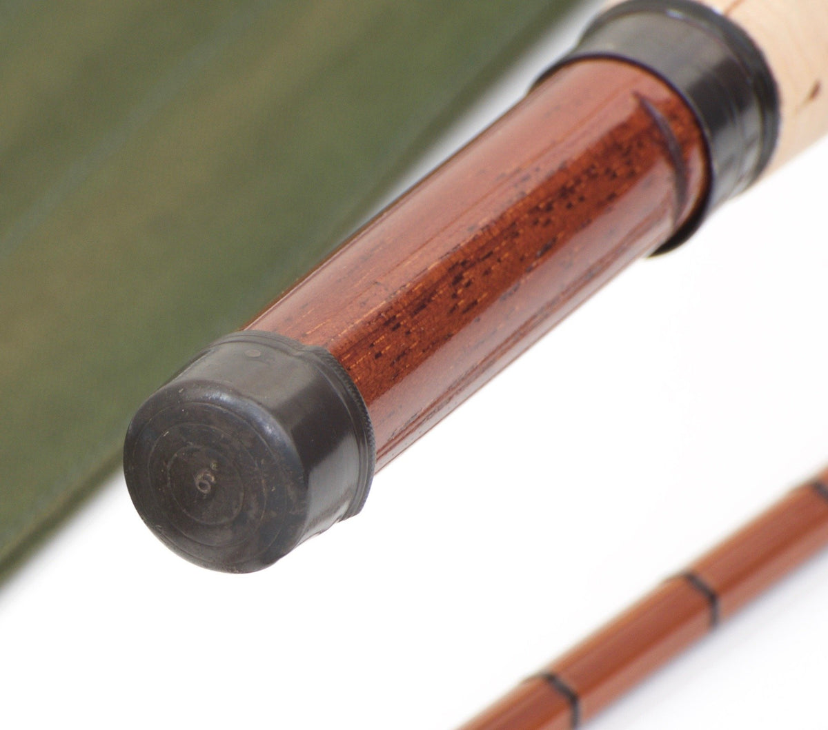 Thomas, F.E. -- 7'6 Mahogany Bamboo Rod 