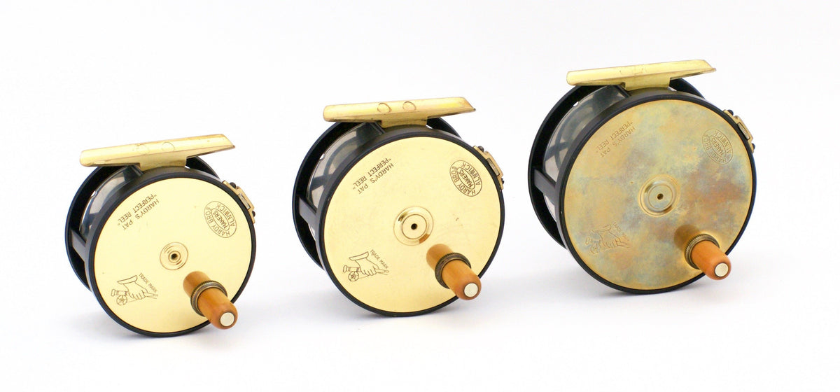 Hardy Brass Faced Perfect 1902 Reproduction Limited Edition Reel Set