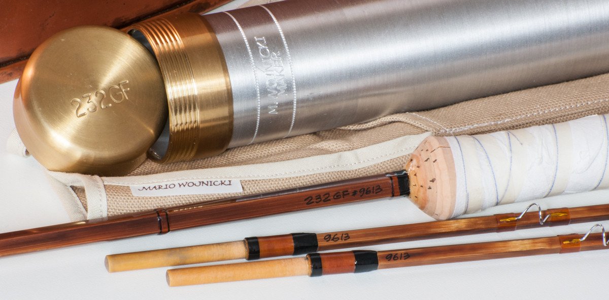 Wojnicki, Mario -- 7'7 2/2 4wt HB Penta Bamboo Rod w/ Glass Ferrules 