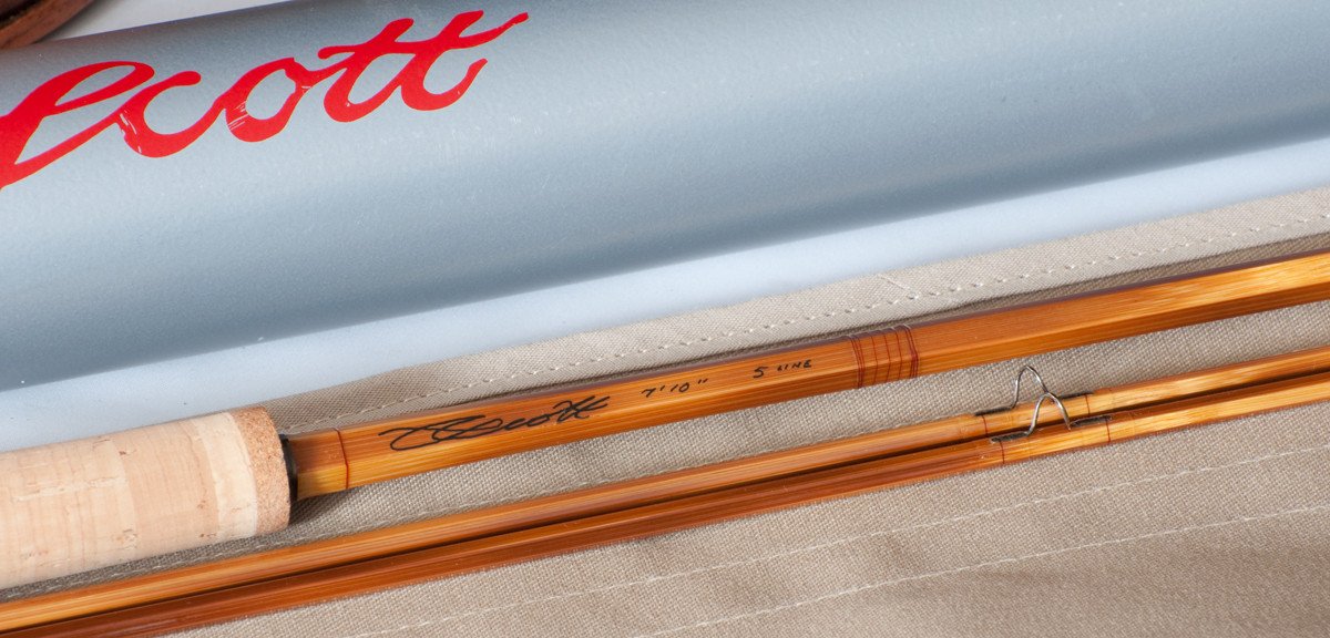 Ramanauskas, Bernard - Scott Rod Co. Bamboo Rod 7'10 2/2 5wt - handle grip and reel seat detail