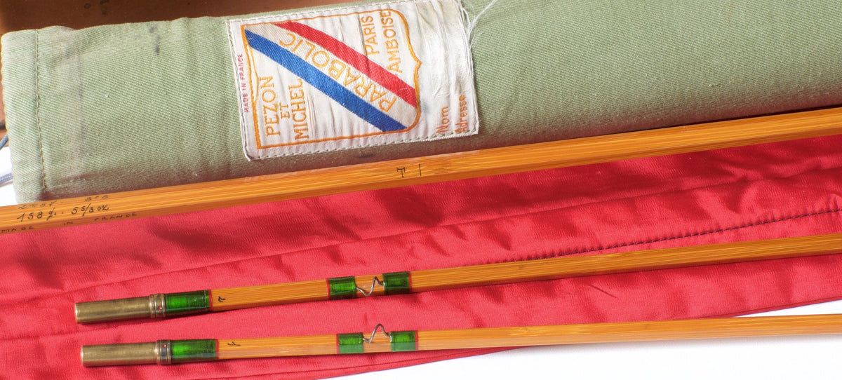 Pezon et Michel Super Parabolic PPP, Fario Club Bamboo Rod 8'5 2/2 5-6wt 