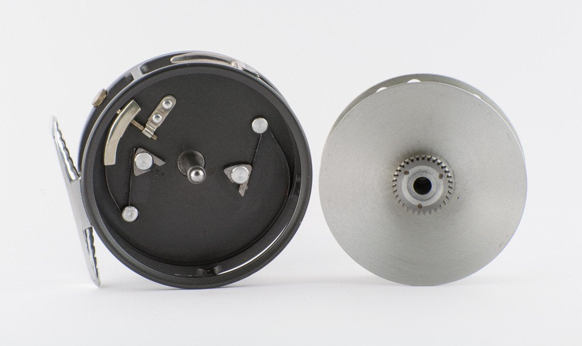 Hardy LRH Lightweight fly reel with leather case