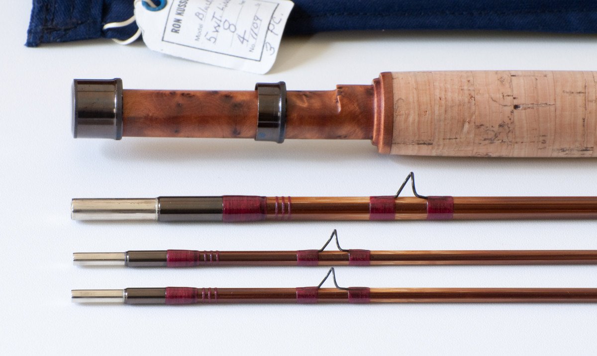 Kusse, Ron - "Black Troll" 8' 3/2 5wt bamboo rod 