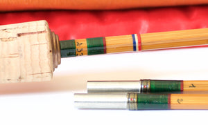 Pezon et Michel Super Parabolic PPP, "Bretonvilliers" Type Dubos Bamboo Rod 7'6 4-5wt 