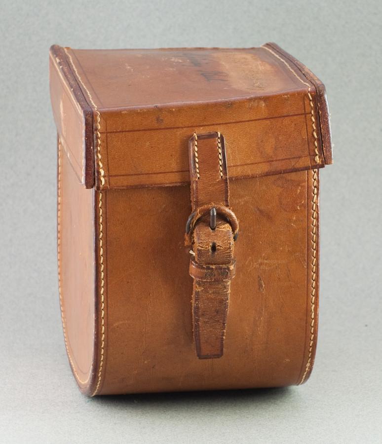 JB Moscrop Patent Manchester Reel 5" with leather case 