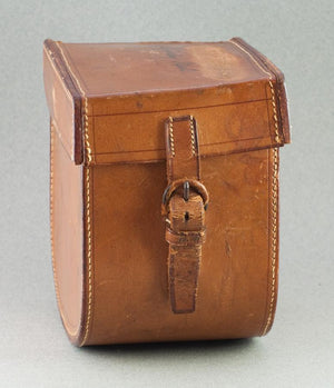 JB Moscrop Patent Manchester Reel 5" with leather case 