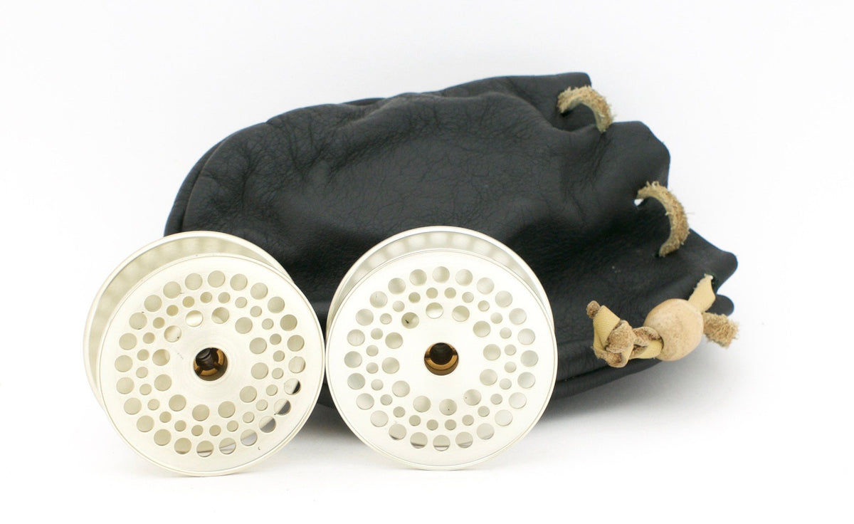 Robichaud Traditional Trout Reel 3" and spare spools - LHW 